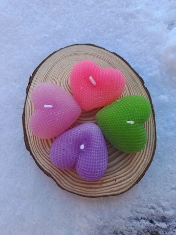 Sirsniņsvece - sveču komplekts