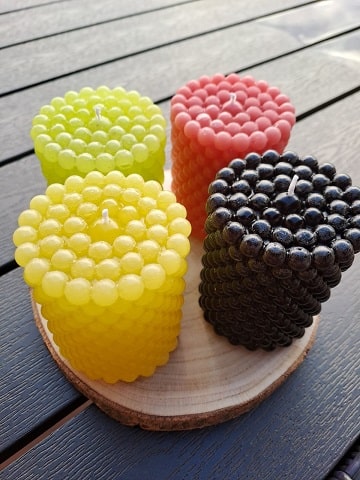 Cilindra bumbiņsvece