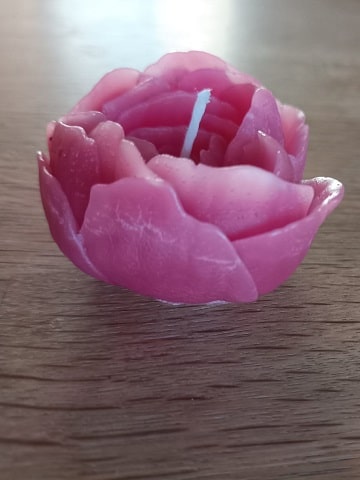 Rožu sirds - sveču komplekts