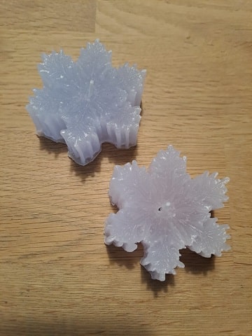 Sniegpārsliņas - sveču komplekts